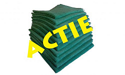 Microvezeldoek Soft groen, 40 x 40 cm, 50 stuks (10% korting)