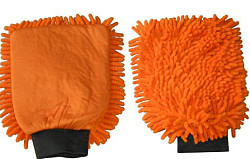 Washandschoen Microvezel RASTA oranje