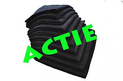 Microvezeldoek Soft zwart, 40 x 40 cm, 10 stuks (5% korting)