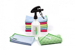 Doeken set met double action spray flacon (Greenspeed)