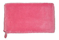 Washandschoen Microvezel ELEGANT roze