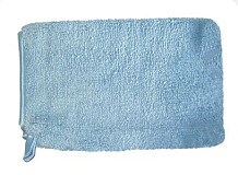 Washandschoen Microvezel ELEGANT blauw