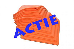 Microvezeldoek TRICOT LUXE oranje, 40 x 40 cm, 10 stuks