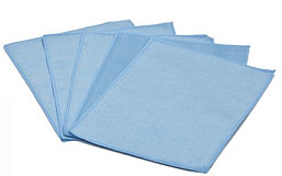 Tablet en smartphone microvezeldoekjes, 15 x 20 cm blauw (5 stuks)