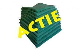 Microvezeldoek Soft groen, 40 x 40 cm, 50 stuks (15% korting)