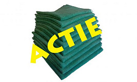 Microvezeldoek Soft groen, 40 x 40 cm, 10 stuks (5% korting)